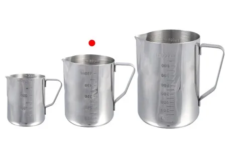 Posuda od nerđajućeg čelika (Inox) sa menzurom i drškom 550mL-3