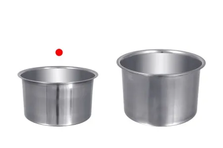 Posuda od nerđajućeg čelika (Inox) za Bain-Marie 140 mm-3