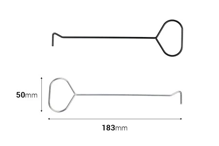 Dipper (Inox) za fitilje za sveće 183x50 mm-2