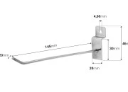 Metalna kukica 145mm za izlaganje proizvoda-dimenzije_slike