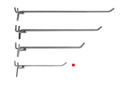 Metalna kukica 145mm za izlaganje proizvoda - 20 kom-5