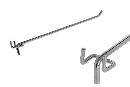 Metalna kukica 255mm za izlaganje proizvoda - 20 kom-1