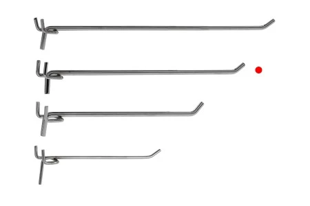 Metalna kukica 255mm za izlaganje proizvoda - 20 kom-5