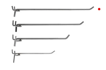 Metalna kukica 300mm za izlaganje proizvoda - 20 kom-5