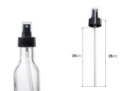 Plastični crni raspršivač PP31,5 za ulja sa providnim zatvaračem-dimenzije_slike