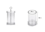 Plastični kalup za sveće P6x10 cm cilindričnog oblika Plastični kalup za sveće P6x10 cm cilindričnog oblika