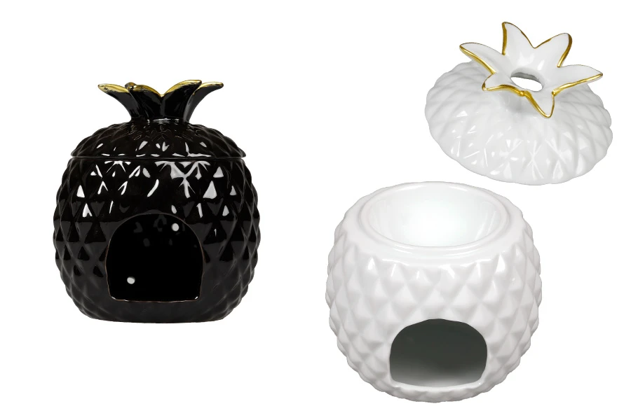 Keramički osveživač prostora za svećice i aromatična ulja u obliku ananasa-slika_proizvoda