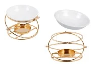 Okrugli metalni osveživač prostora sa keramičkom posudom za voskove i ulja-slika_proizvoda