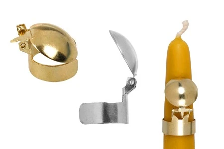 Automatski metalni aparat za gašenje sveća, u zlatnoj ili srebrnoj boji-1