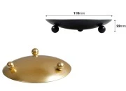Metalni okrugli držač za svećice 110 mm-grupa_slika