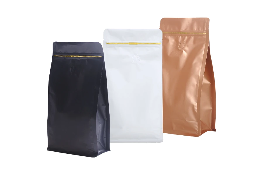 Aluminijumske DoyPack kesice sa zip zatvaranjem, ventilom i mogućnošću termo zatvaranja 135x76x265 mm - 25kom-slika_proizvoda