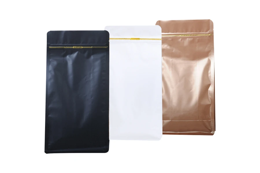 Aluminijumske DoyPack kesice sa zip zatvaranjem i mogućnošću termo zatvaranja 135x72x265mm - 50 komada-slika_proizvoda