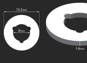 Penasta zaptivka debljine 1,6mm za sprej PP18 - 50 kom-dimenzije_slike
