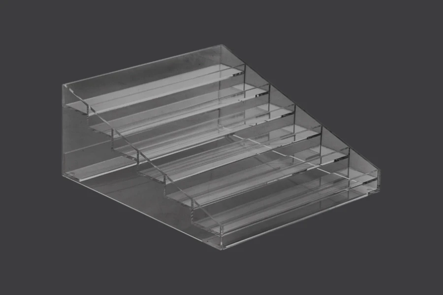 Stalak (postolje) od pleksiglasa 273x304x126mm sa 6 nivoa-slika_proizvoda