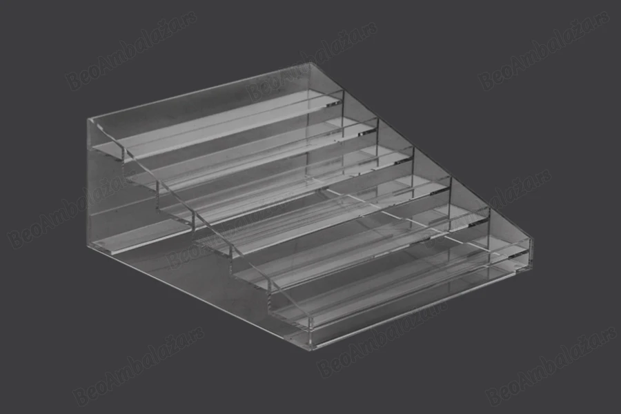 Stalak (postolje) od pleksiglasa 273x304x126mm sa 6 nivoa-slika_proizvoda
