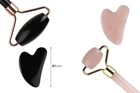 Pribor za negu i masažu lica (valjak i gua sha)-2