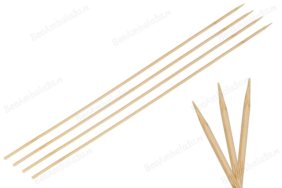 Drveni štapići za ražnjiće 300 x 3 mm - 100 kom-slika_proizvoda