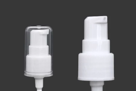 Plastična bela pumpica PP20 sa providnim zatvaračem-1