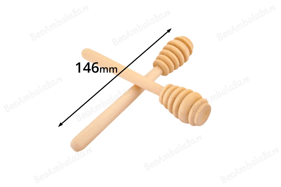 Drvena kašika za med 14 cm - 25 kom-slika_proizvoda