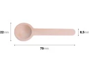 Drvena kašičica 70 mm - 50 kom-dimenzije_slike