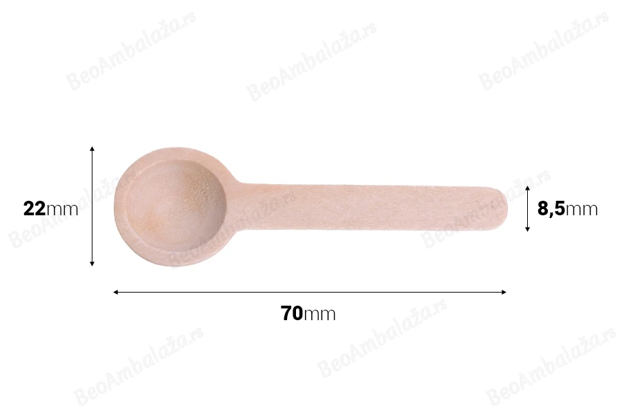 Drvena kašičica 70 mm - 50 kom-dimenzije_slike