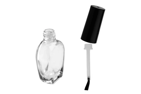 Staklena bočica 10mL za lak za nokte, sa četkicom-2