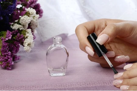 Staklena bočica 10mL za lak za nokte, sa četkicom-3