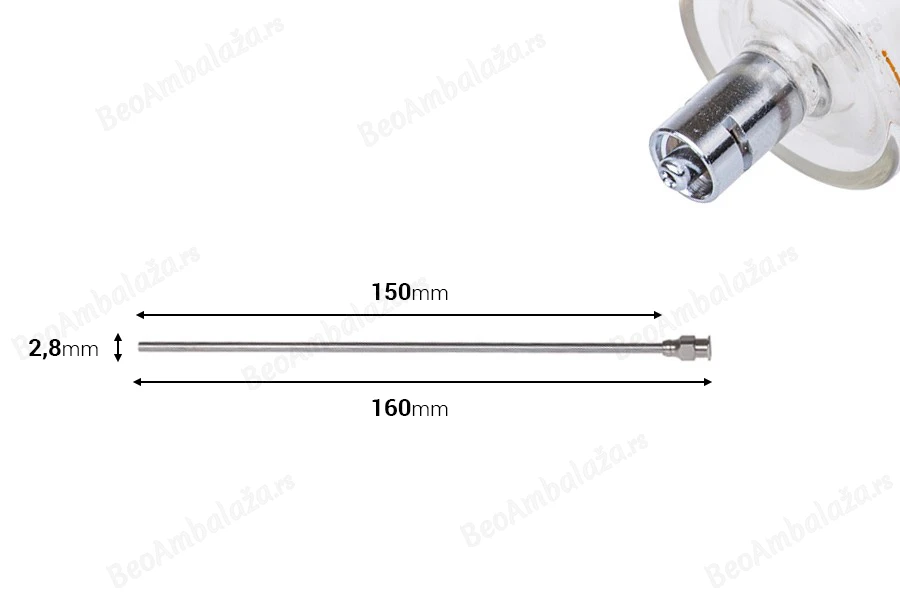 Metalna igla 16cm za špric sa metalnim vrhom-dimenzije_slike