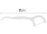 Konac za zube sa ručkicom dužine 7cm - pakovanje 360kom ( 12 kutijca po 30kom)-dimenzije_slike