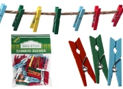 Drvene štipaljke 25mm u raznim bojama - 40 kom-slika_proizvoda