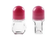 Staklena roll-on bočica 50mL sa ružičastim plastičnim zatvaračem-grupa_slika