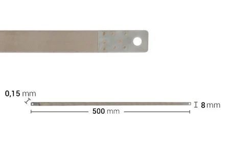 Rezervna žica 500x8 mm za mašinu za termičko zatvaranje-1