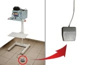 Podna (vertikalna) mašina za termičko zatvaranje sa papučicom za DoyPack kesice - dužina lepljenja 47 cm, širina 1 cm Podna (vertikalna) mašina za termičko zatvaranje sa papučicom za DoyPack kesice - dužina lepljenja 47 cm, širina 1 cm