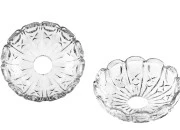 Dekorativna staklena ploča sa rupom u sredini (26 mm) za sveće i lustere - 6 kom-slika_proizvoda