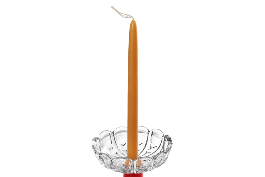 Dekorativna staklena ploča sa rupom u sredini (26 mm) za sveće i lustere - 6 kom-dimenzije_slike