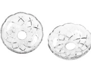 Dekorativna staklena ploča sa rupom u sredini (26 mm) za sveće i lustere - 6 kom-slika_proizvoda