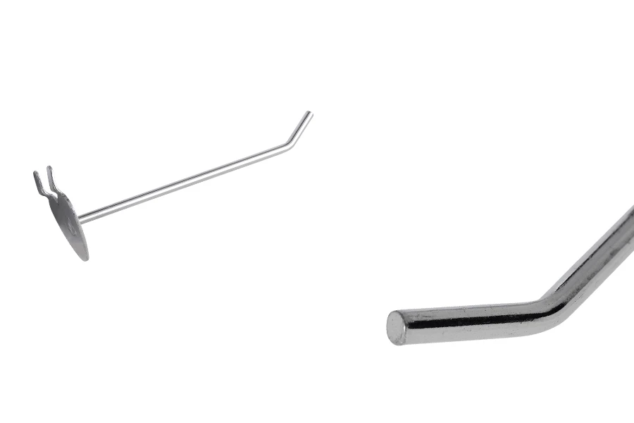 Metalna kukica sa osnovom u obliku srca 115mm, za izlaganje proizvoda-dimenzije_slike