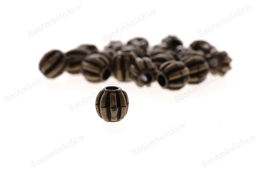 Metalne perlice 0,7x0,8mm-