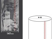 Termoskupljajuća plastična providna folija širina 147 mm - dužina 1 metar (f 93)