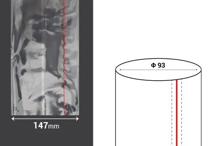 Termoskupljajuća plastična providna folija širina 147 mm - dužina 1 metar (f 93)-4