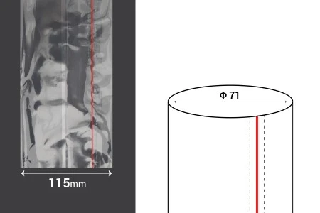 Termoskupljajuća plastična providna folija širina 115 mm - dužina 1 metar (f 71)-3