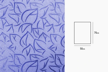 Sjajni celofan za uvijanje 50x70 cm sa listićima, više boja - 20 kom-4