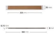 Zamenska tkanina 325x35 mm i žica 360x8 mm za toplotni ručni zavarivač kesa Zamenska tkanina 325x35 mm i žica 360x8 mm za toplotni ručni zavarivač kesa