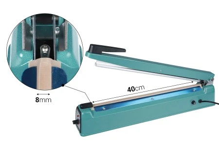 Stona mašina za termičko zatvaranje kesa - dužina lepljenja 40 cm, širina 8 mm-2