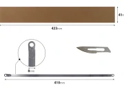 Rezervna tkanina 423x41 mm i žica 410x8 mm za mašinu za termičko zatvaranje-slika_proizvoda