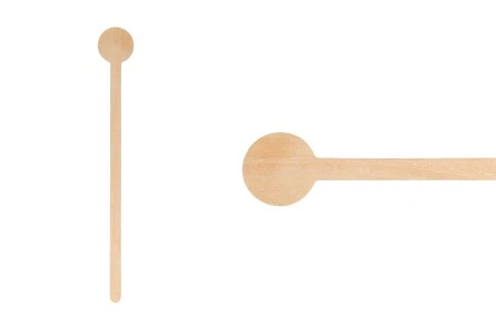 Drvene kašičice 150 mm u papirnoj ambalaži za mešanje kafe - pakovanje od 100 komada-1