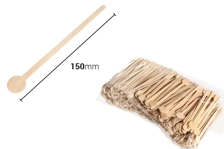 Drvene kašičice 150 mm za mešanje kafe - pakovanje od 1000 komada-2