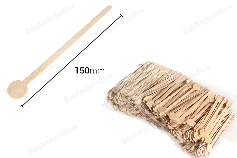 Drvene kašičice 150 mm za mešanje kafe - pakovanje od 1000 komada-dimenzije_slike