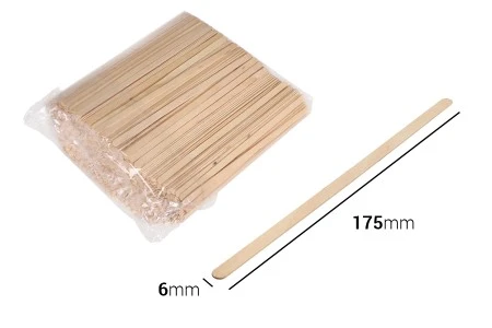 Drveni štapići 175x6x1,3 mm – pakovanje od 1000 komada-2