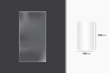 Film - folija za pakovanje i umotavanje 135x250 mm - 100 kom-1